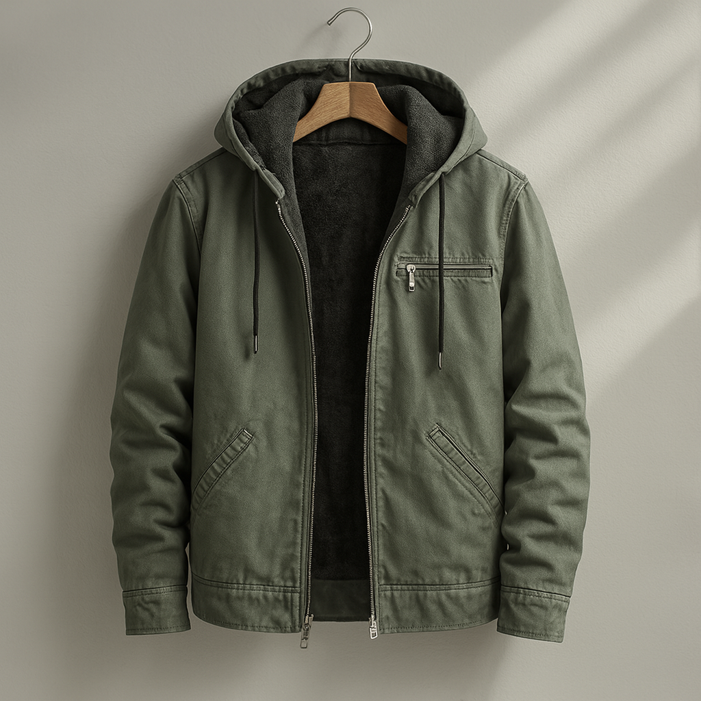 Harry | Canvas Sherpa Jacket