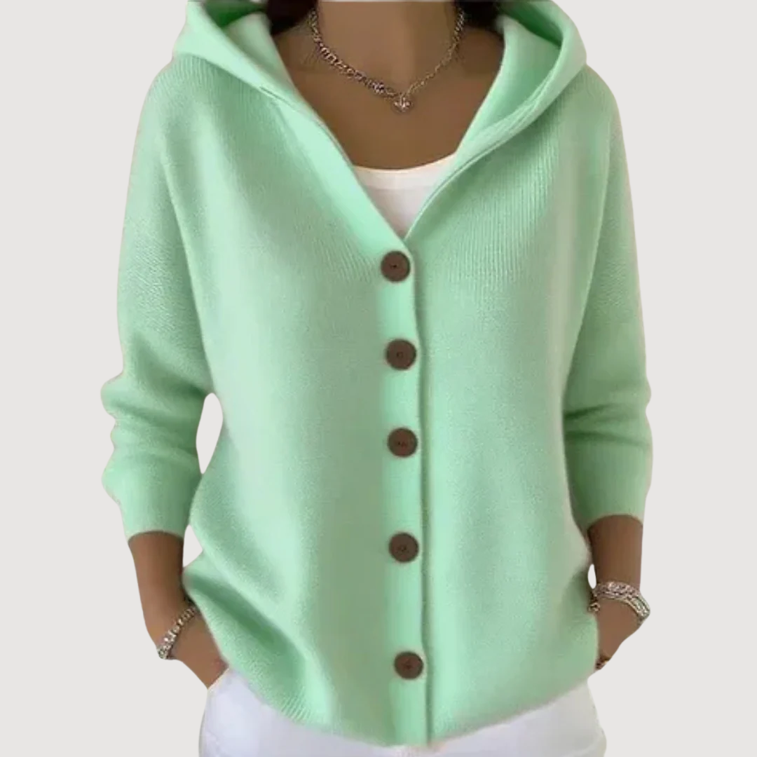Sophia | Cute Hooded Cardigan