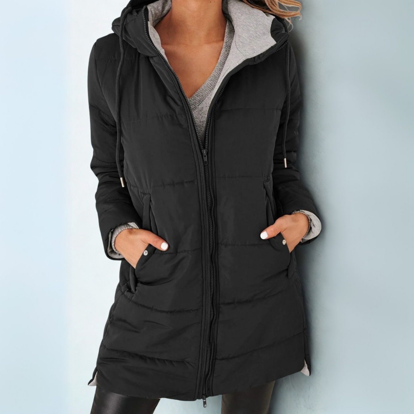 Yila | Casual Hooded Puffer Down Jacket
