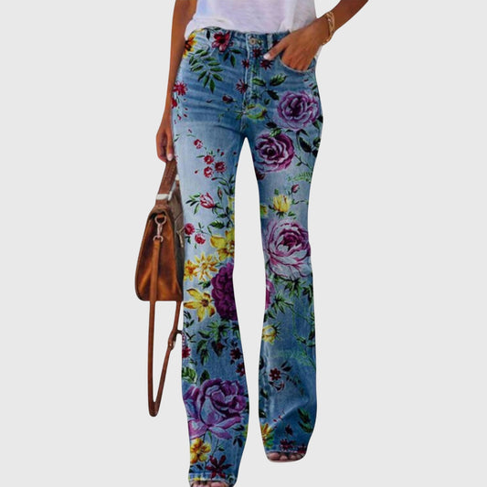 Rose | Pants with Flowers