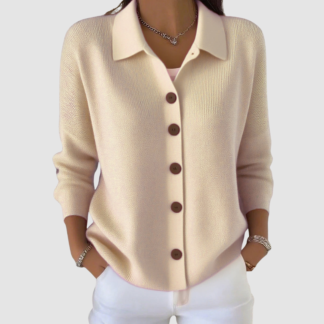 Riah | Soft Button-Up Knit Cardigan
