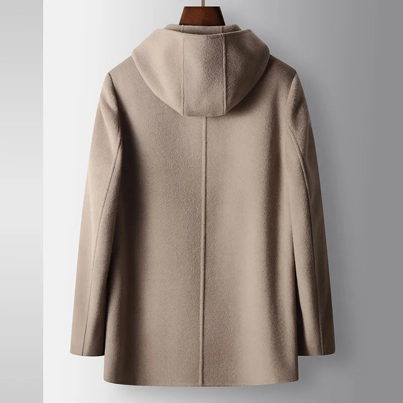 Shaun | 100% Woolen Hooded Coat