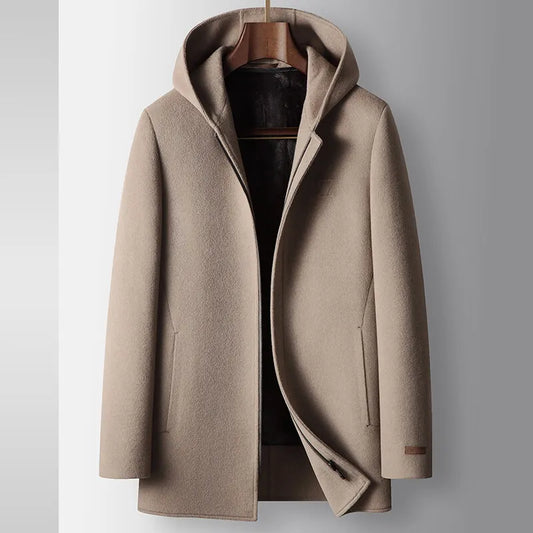 Shaun | 100% Woolen Hooded Coat