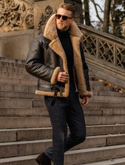 Cardiff | Aviator Sheepskin Jacket