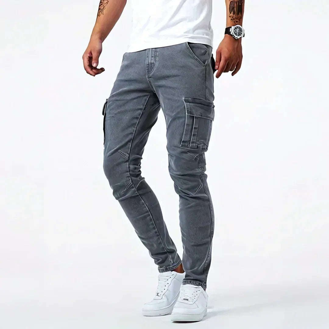 Tim | Cargo Denim Jeans